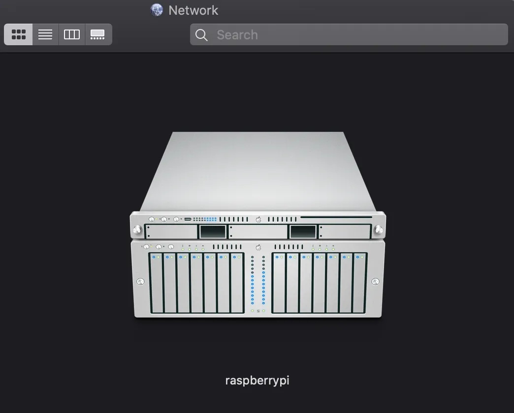 Raspberry Pi showing up as XServe